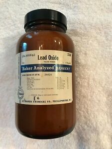 Lead Oxide Reagent 1lb, &#034;Vintage&#034;