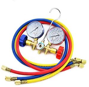XtremepowerUS A/C Air Conditioning Ac Refrigerant Diagnostic Manifold Gauge Set