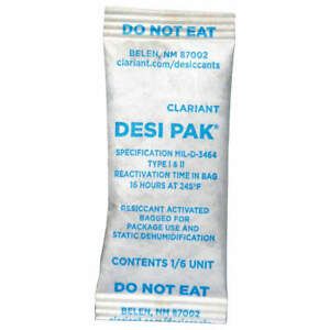 ARMOR SHIELD D1/6UCT Desiccant,Tyvek Bags,PK1200