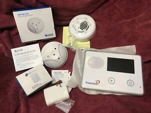 Lot Of Alarm Equipment, 2Gig Panel, Glass Break, Super Switch, Smoke Detector…