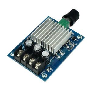 ABS Plastic DC 30A Brushed PWM Motor Speed Controller Knob Module 12V24V