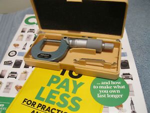MITUTOYO 103-260 MICROMETER 0-1&#034; CARBIDE .0001 (no engravings) machinist tools