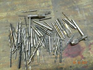 Assorted Lot of Drills, Taps w/Tools