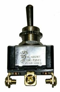 (QTY:2) SPDT Electric Toggle Switch 70,000 Series E-60272 LR-39145 10 / 20 A