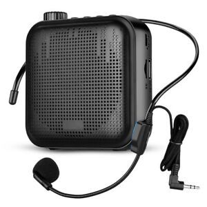 12W Mini Portable Voice Amplifier Loundspeaker Microphone Waistband for Outdoors