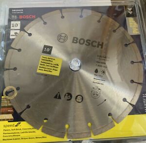 Bosch DB1041S 10-Inch Segmented Rim Diamond Blade- New