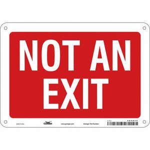 CONDOR 480H59 Safety Sign,7 in x 10 in,Polyethylene