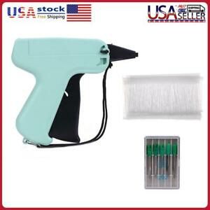 Clothes Garment Sewing Price Label Tagging Gun+5 Needles+1000 Barbs (A)