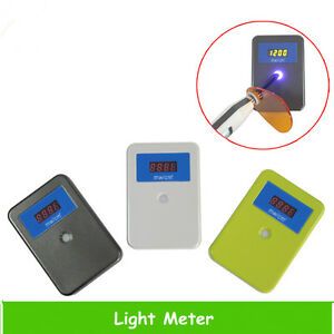New Dental Curing Light Meter Led Digital Display Light Meter Tester White Color
