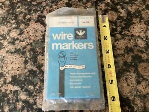 Ideal 44-104 Wire Marker Booklet  Legend: 1-45 (10 each)