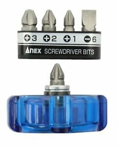 Annex ANEX Mini Starbee Replacement Driver Wide Handle Ultra Short Bit 5 Set F/S