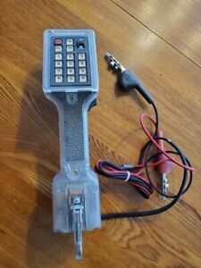 TS22A Vintage Test Set Harris - Dracon Division Lineman&#039;s headset -Clear case