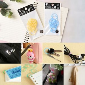 12Pcs Plastic Ring Binder for Spiral Notebook Diary Loose Leaf Book Bi_CR