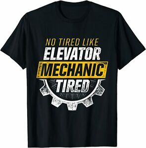 NEW LIMITED Elevator Mechanic Funny Technician T-Shirt S-3XL