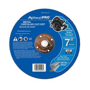 36 Grit 7 In. X 1/8 In. X 5/8 In. Metal Cut-Off Disc (10-Pack) by Avanti Pro