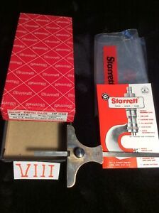 Starrett Depth Gage Rule 237M Metric 150mm 1/2mm Graduations NOS EDP 51081 Stk#8