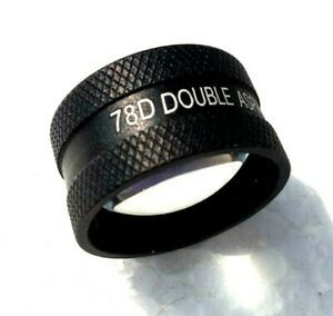 78D Lens Black Colour Free Shipping Medico Ophthalmology Double Aspheric Lens