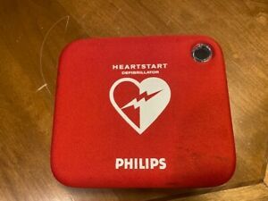 Philips HeartStart HS1 (M5066A) AED Defibrillator Full Kit Needs New Batt + Pads
