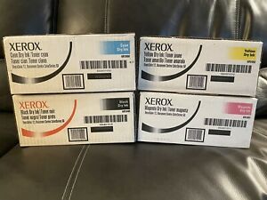 Xerox Docucolor12 all 4 toners  CMYK  all new from XEROX