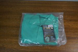 Tillman 9030XL  30&#034; 9 oz. Green America Resistant Cotton Welding Jacket Sz XL