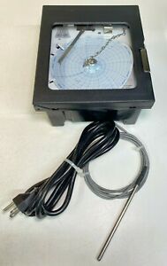 Cobex C6-XXX-CG-00-21Y0 Chart Recorder 6&#034; Single Pen 7Day/24HR -180+120F 120V