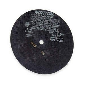 NORTON 66243529606 CutOff Wheel,A60-OBNA2,4&#034;x.035&#034;x1/4&#034;