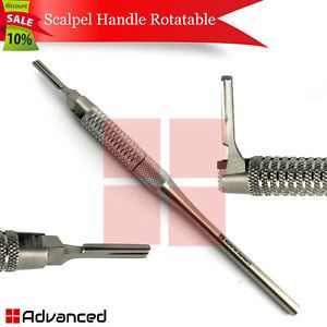 Rotatable Scalpel Handle No.3 Adjustable 180° Craft Anatomical Dissection Tools