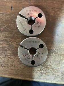 5/8-18 UNF-3A Thread Ring Gage, GO PD .5889, NO GO PD .5854