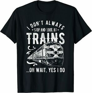 NEW LIMITED Vintage Train Premium Gift Idea T-Shirt S-3XL