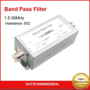 1.5-30MHz Shortwave Band Pass Filter Anti-Interference Capacity For Radios