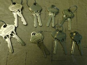 Locksmith LOT 8 Pair SCHLAGE Everest 29 S123 Set Up Keys (16 keys) Locksport