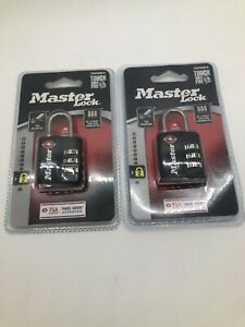2 New Master Lock 4680DBLK                   R1s3