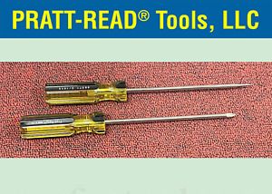 Pratt-Read U.S.A, Pocket Screwdriver Set, Professional Tools, 9-3/4&#034; Overall