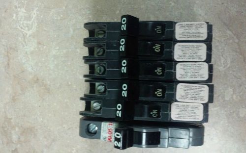 Federal pacific 20 amp breaker type NC thin, US $3.99 – Picture 0
