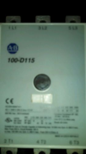 A-B Allen Bradley 100-D155-Pole Contactor Used works great barely used