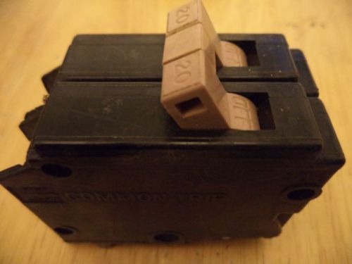 CUTLER HAMMER Circuit Breaker CH220 2 Pole 20 Amp Type CH TESTED Free Shipping