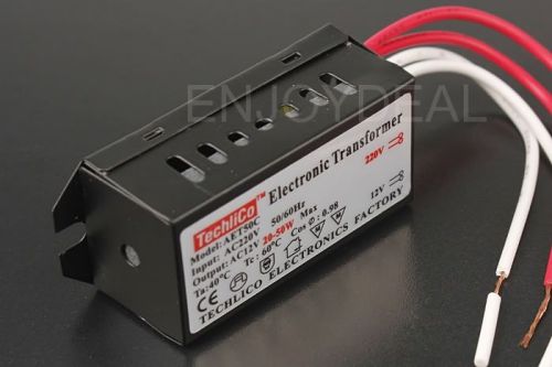 12V 20-50W Power Supply Driver Electronic Transformer For LED Strip Light Kit