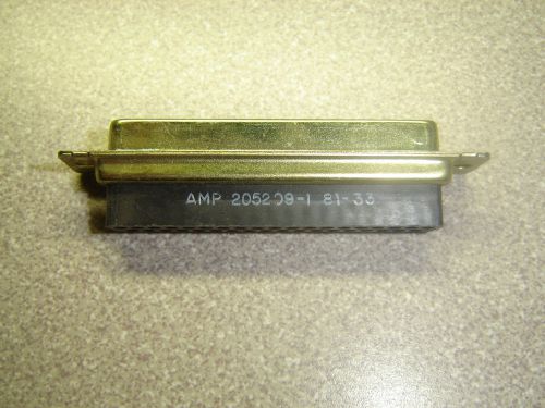 Lot of 3 Amp D-Sub Receptacle Shell 205209-1 37 pin req&#039;s crimp socket contacts