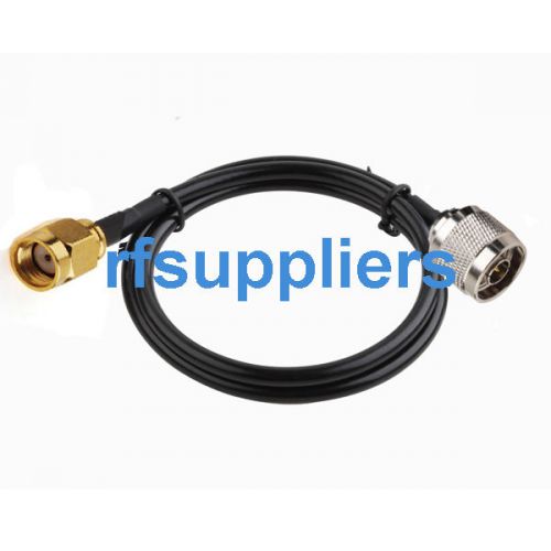 Pigtail cable rp-sma male to n male wifi antenna 5 feet for sale