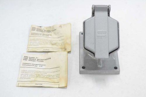 Crouse hinds enr 5201 m3 control assembly cover receptacle 125v-ac 20a b350751 for sale