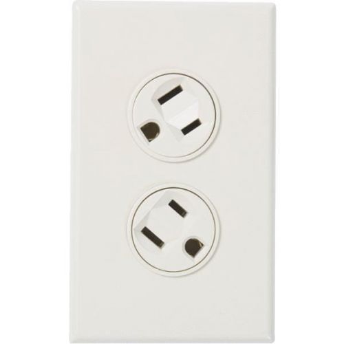 360 Electriccal 36010-W Rotating Duplex Outlet-WHT ROTATE DUPLEX OUTLET