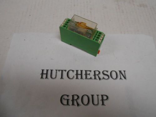 Phoenix contact din rail mount relay emg 22-rel/ksr-24/21-21 used for sale