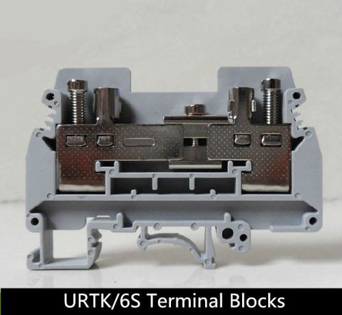 50Pcs URTK/S URTKS UK-6S DIN rail connector Terminal blocks Phoenix type