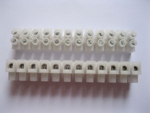 60 pcs Standard 8.0mm Terminal Block Connector Feed through Type 12 Wire CY8H