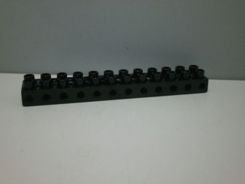 Hard Plastic 12-Position Wire Connector Barrier Terminal Strip Block Dual Row