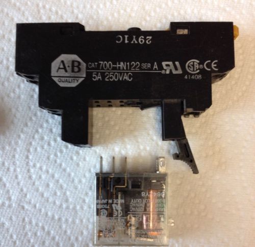 Allen Bradley Relay And Sockey 700HK32A14 and 700HN122