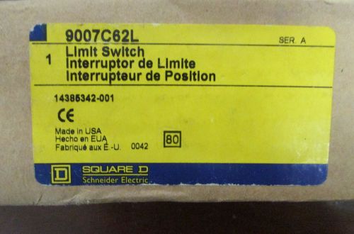 SQUARE D 9007 C62L Limit Switch