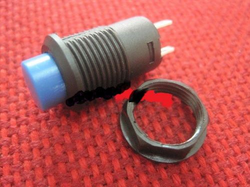 blue momentary switch 12mm hole