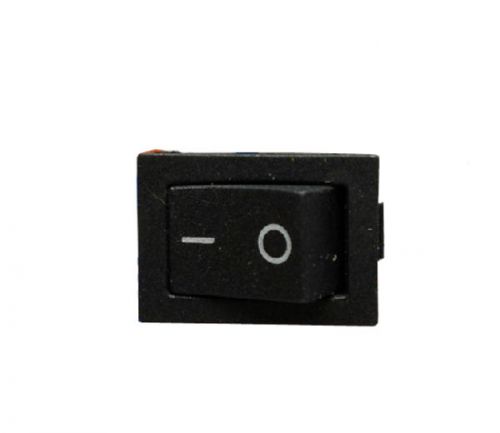 50pcs of black rocker switch 2 pin 250v 6a/ 125v 10a on-off button 15*21mm for sale