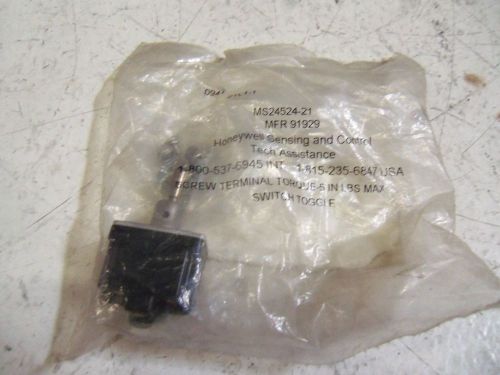 HONEYWELL MS24524-21 TOGGLE SWITCH 2TL1-1 *NEW IN FACTORY PACKAGE*